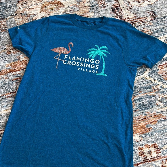 Exclusive Disney Flamingo Crossings T-shirt - Picture 2 of 2